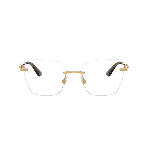 Dolce & Gabbana Rimless Gold Eyeglasses (DG 1363), front view