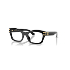 Dolce & Gabbana Bold Black Eyeglasses (DG 3420), angled side view