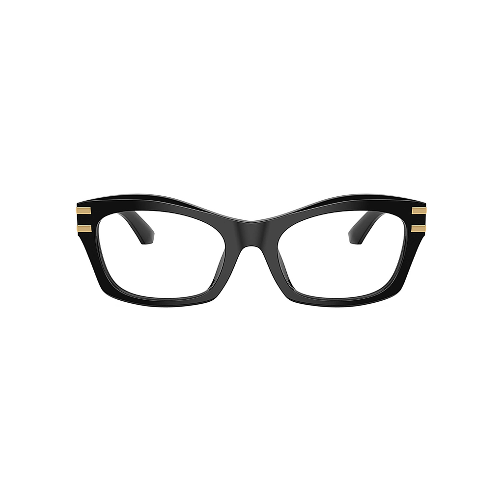 Dolce & Gabbana Bold Black Eyeglasses (DG 3420), front view