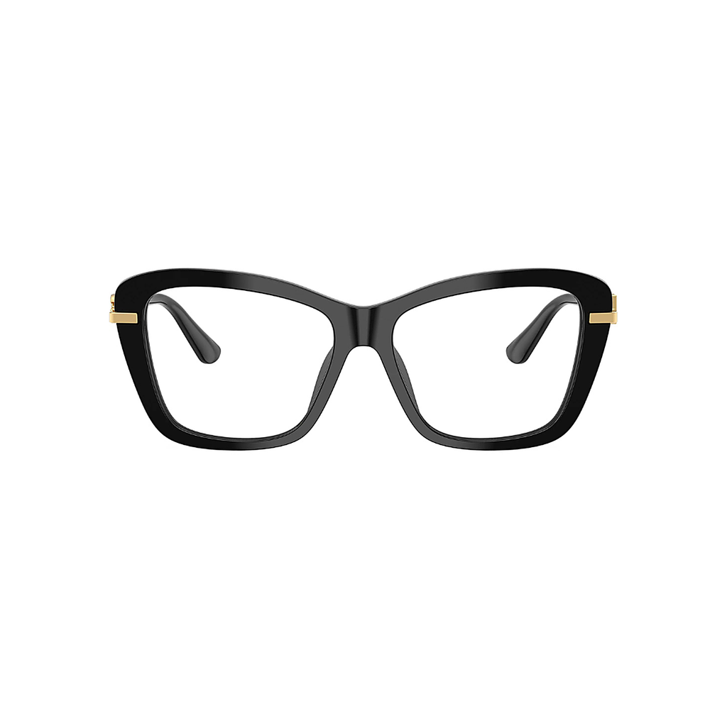 Dolce & Gabbana Cat Eye Black Eyeglasses (DG 3439), front view