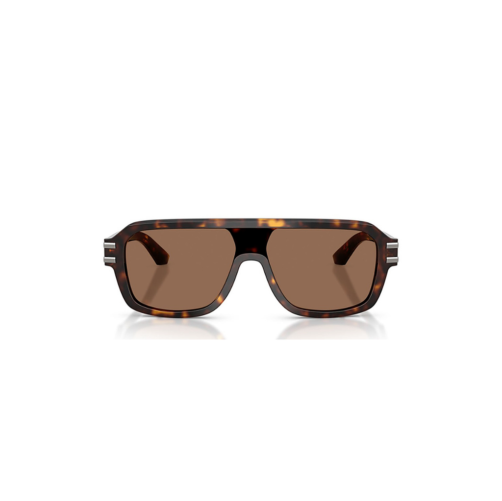 Dolce & Gabbana Pilot Brown Sunglasses (DG 4507), front view
