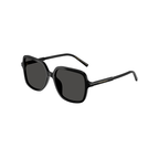 Dolce & Gabbana Oversized Square Black Sunglasses (DG 4539), angled side view