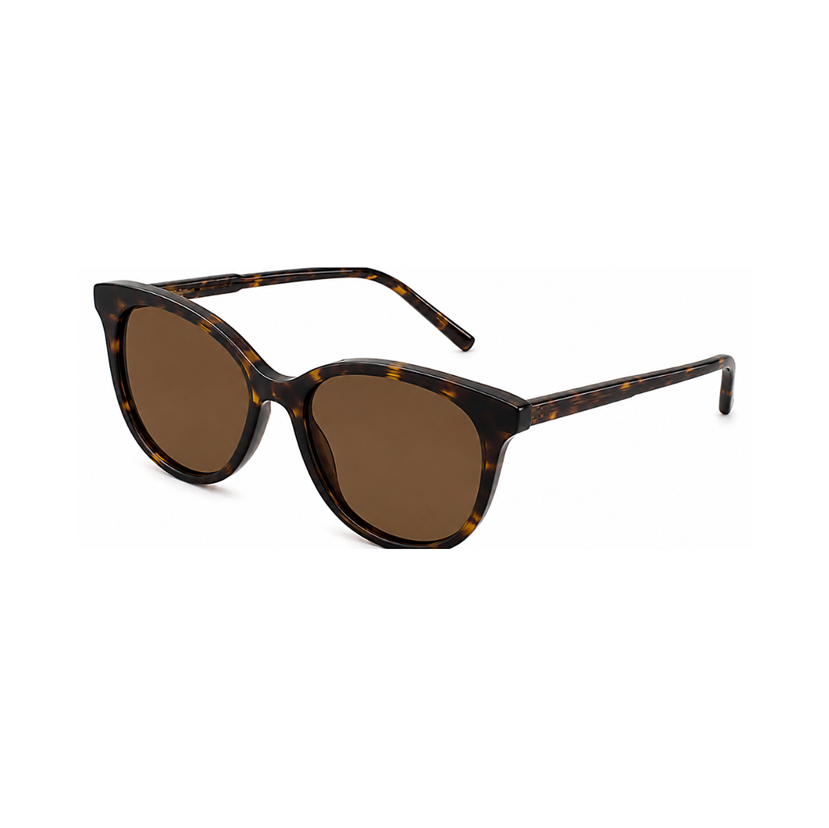 Dolce & Gabbana Square Tortoise Sunglasses (DG 4540 Brown), angled side view