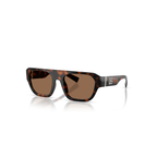 Dolce & Gabbana Rectangular Brown Sunglasses (DG 6206), angled side view