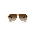 Dolce & Gabbana Gold Brown Sunglasses (DG2326), front view