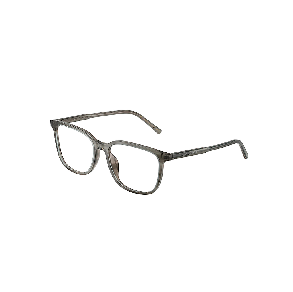 Dolce & Gabbana Grey Eyeglasses (DG3445), angled side view