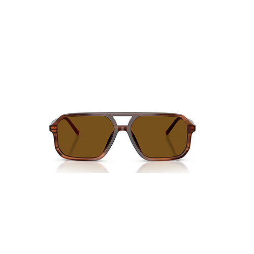 Dolce & Gabbana Navigator Brown Sunglasses (DG4541), front view