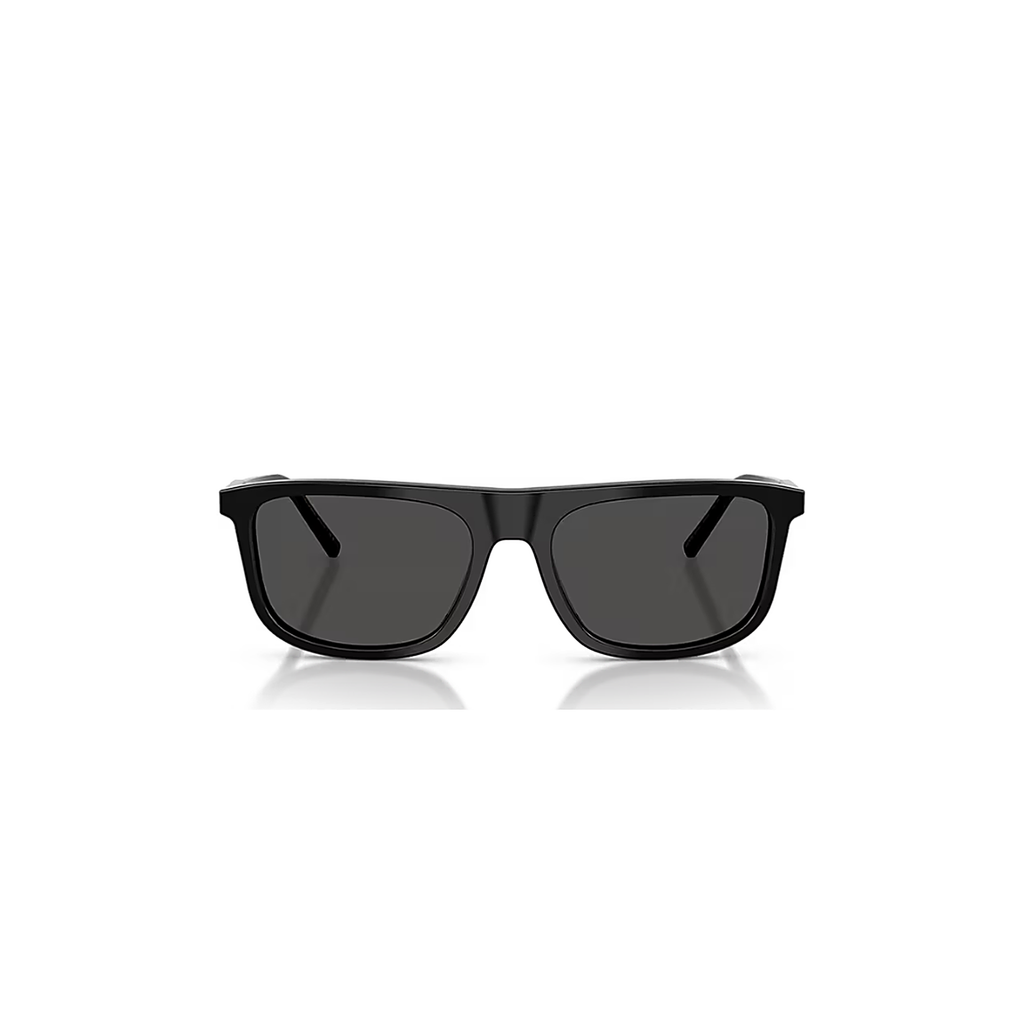 Dolce & Gabbana Rectangular Black Sunglasses (DG4542), front view