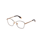Furla Rose Gold Eyeglasses (VFU725), angled side view