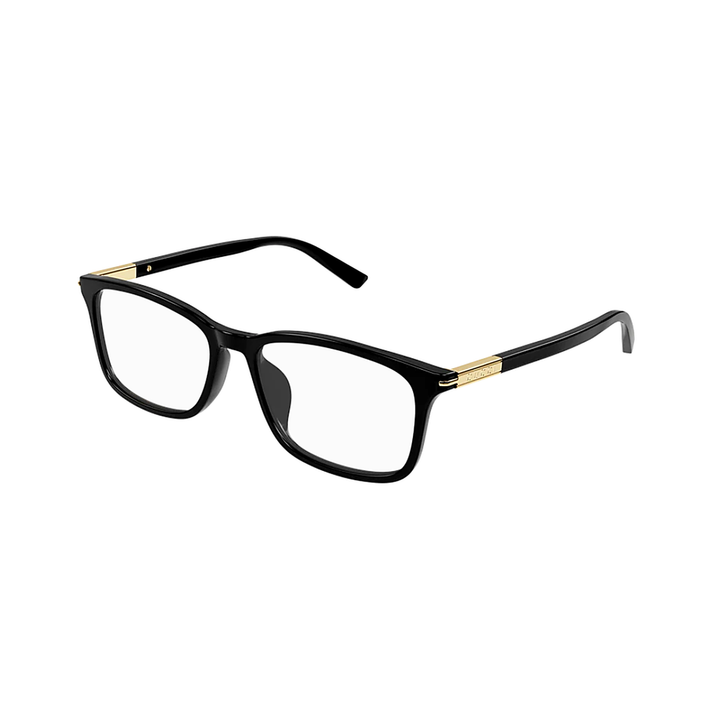 Gucci Black Eyeglasses (GG1900OA), angled side view