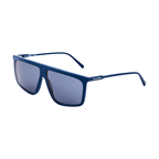 Karl Lagerfeld Shield Blue Sunglasses (KL6210S), angled side view