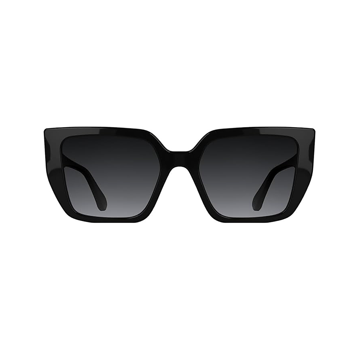 Karl Lagerfeld Oversized Black Sunglasses (KL6221S), front view