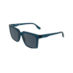 Karl Lagerfeld Square Blue Sunglasses (KL6224S), angled side view