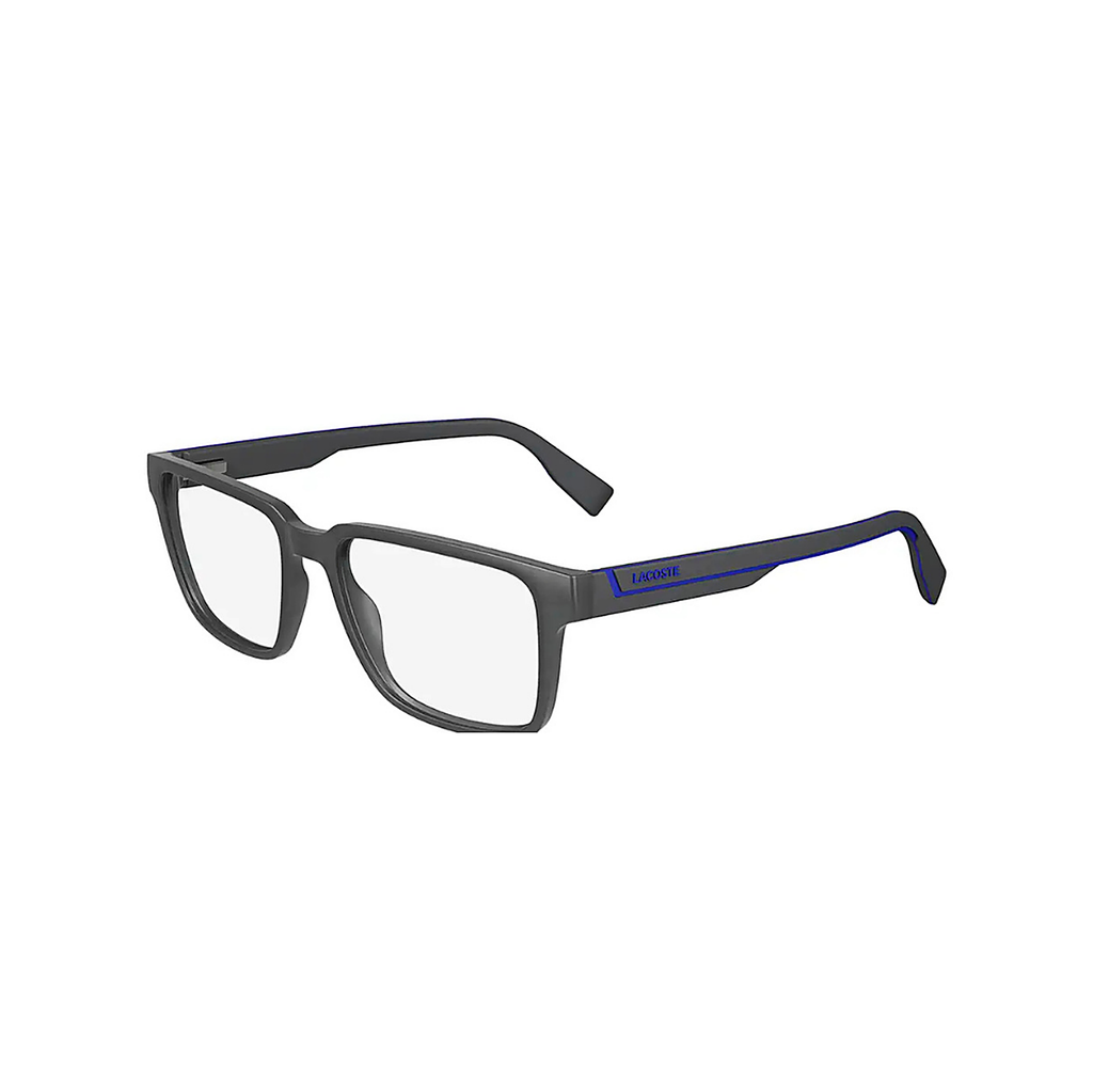Lacoste Grey Eyeglasses (L2936 035), angled side view