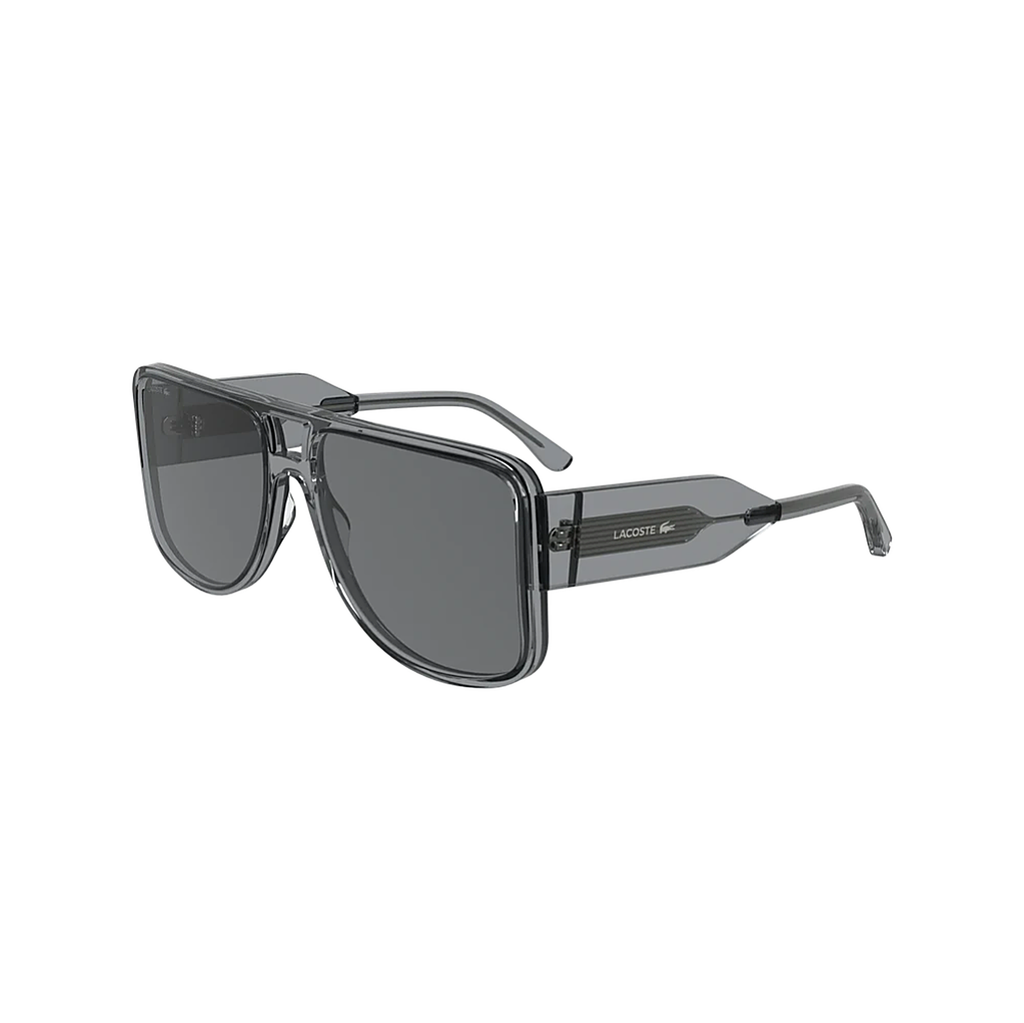 Lacoste Grey Sunglasses (L6056S), angled side view