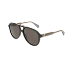 Liu Jo Navigator Black Sunglasses (LJ821S), angled side view