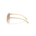 Miu Miu Gold Pink Sunglasses (SMU A57 5AK-40S), front view
