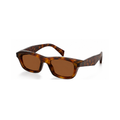 Miu Miu Rectangular Tiger Sunglasses (SMU B05), angled side view