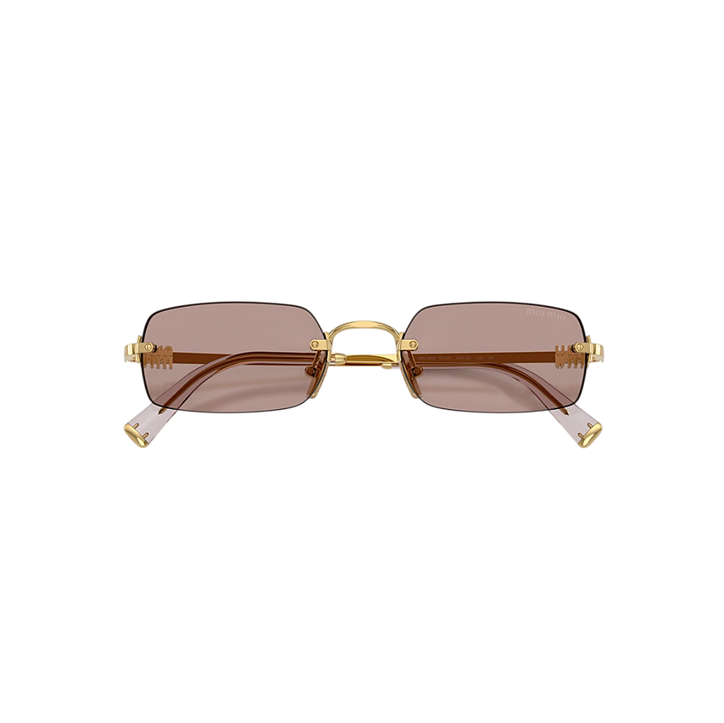 Miu Miu Red Sunglasses (SMU B50), front view