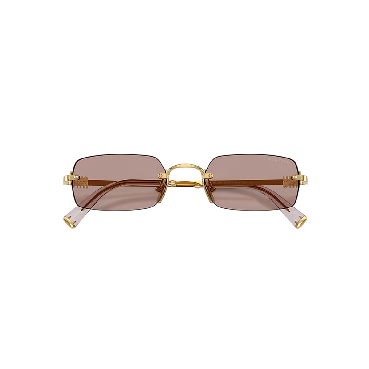 Miu Miu Red Sunglasses (SMU B50), front view