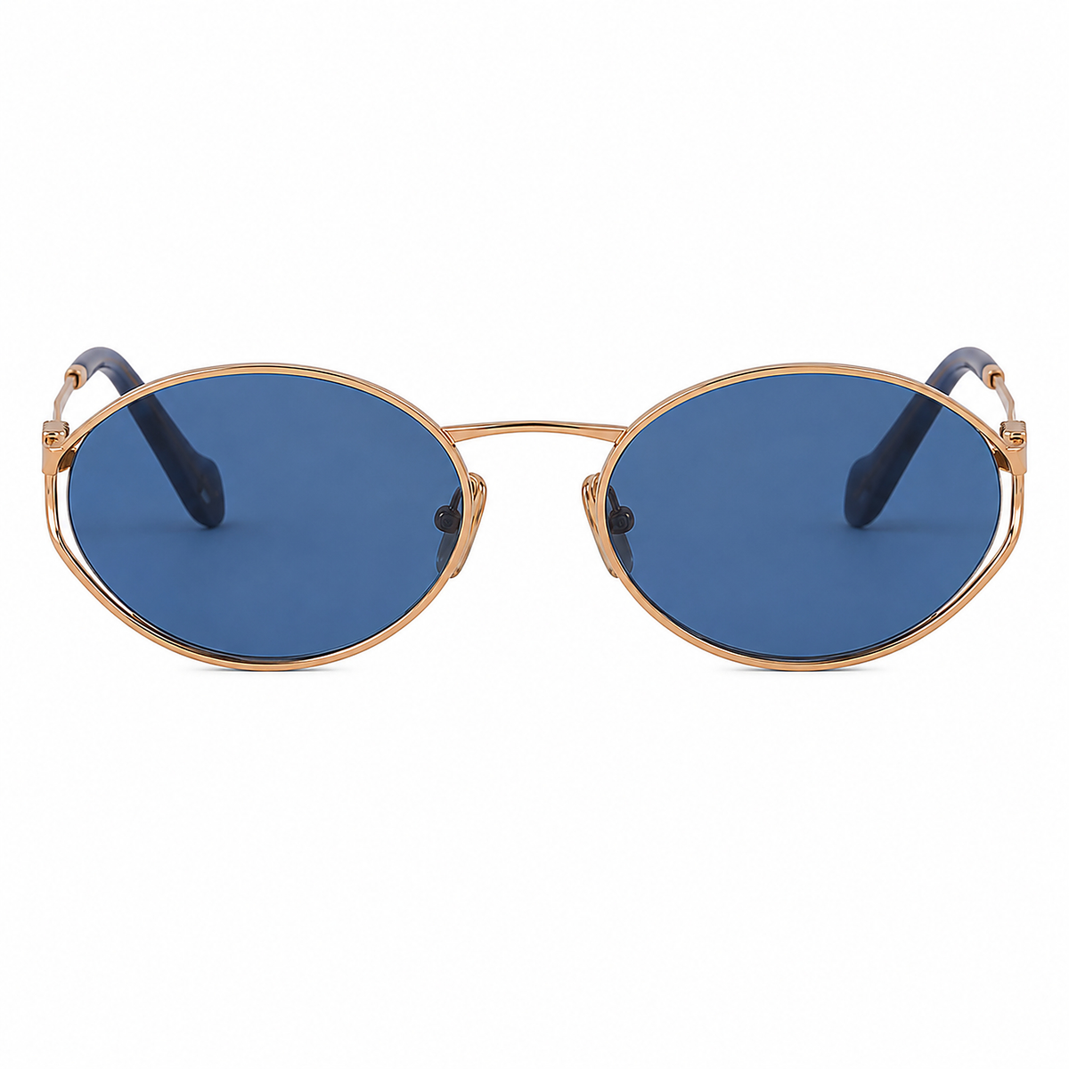Miu Miu Blue Sunglasses (SMU B51), front view