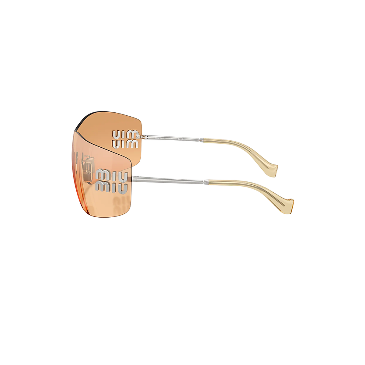 Miu Miu Shield Tiger Sunglasses (SMU B53), detail view