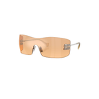 Miu Miu Shield Tiger Sunglasses (SMU B53), angled side view