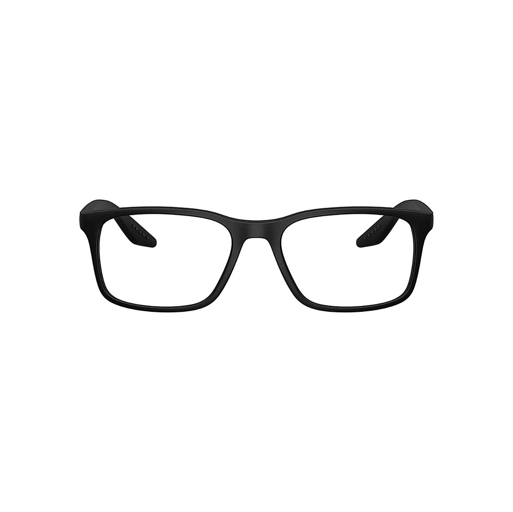 Prada Linea Rossa Black Eyeglasses (VPS 08R), front view