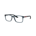 Prada Linea Rossa Blue Eyeglasses (VPS 08R), angled side view