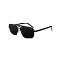 Prada Navigator Black Sunglasses (SPR A17), angled side view