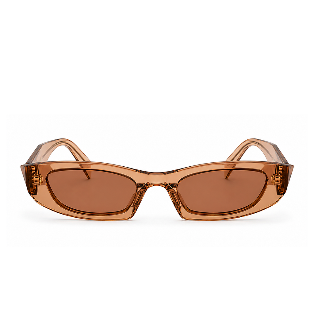 Prada Caramel Sunglasses (SPR B16 Brown), front view