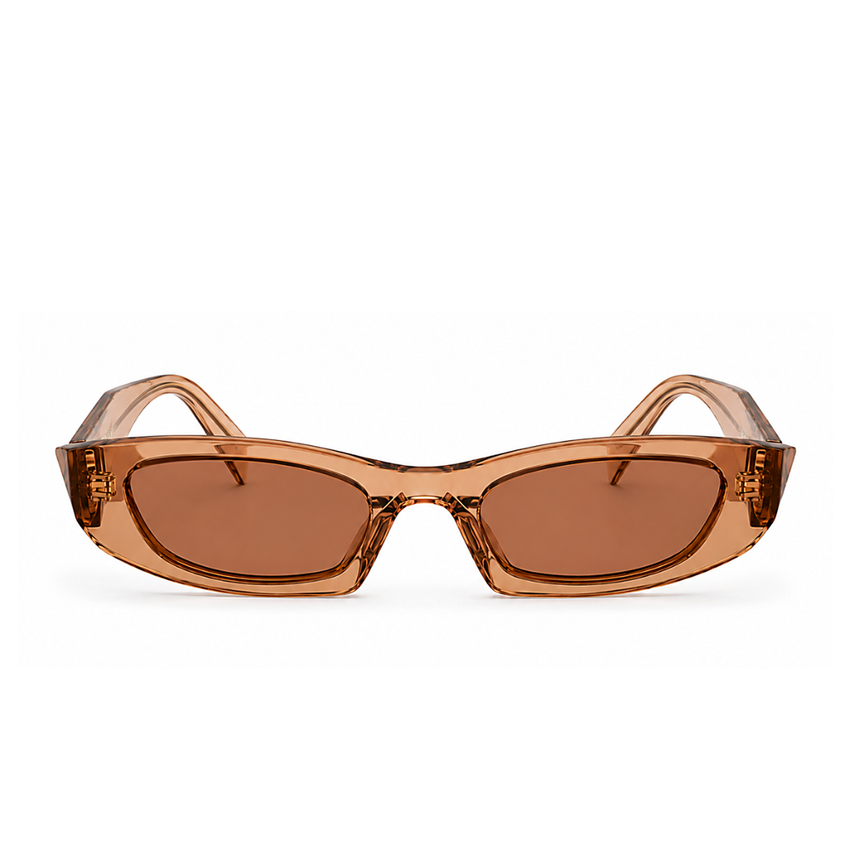 Prada Caramel Sunglasses (SPR B16 Brown), front view