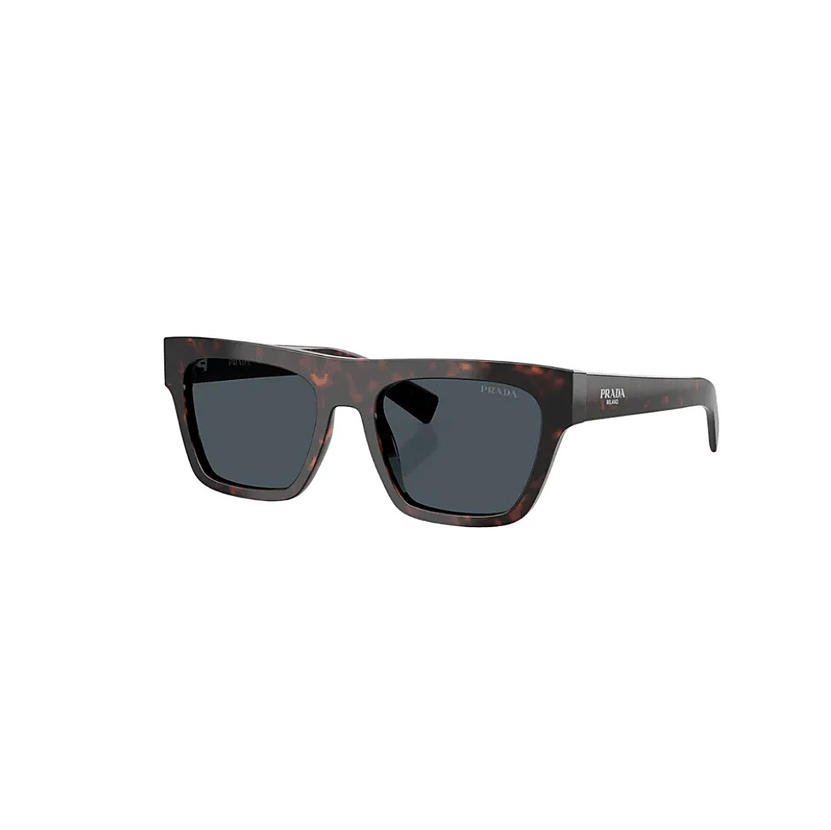 Prada Square Brown Sunglasses (SPR C03), angled side view