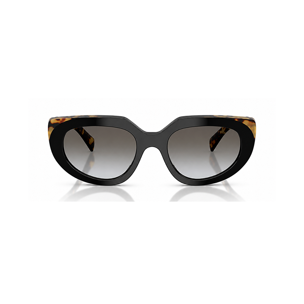 Prada Black Tiger Sunglasses (SPR D02), front view