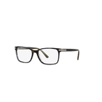 Prada Havana Eyeglasses (VPR 14W), angled side view