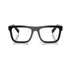 Prada Rectangular Black Eyeglasses (VPR C03), front view