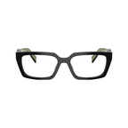 Prada Black Green Eyeglasses (VPR D05), front view