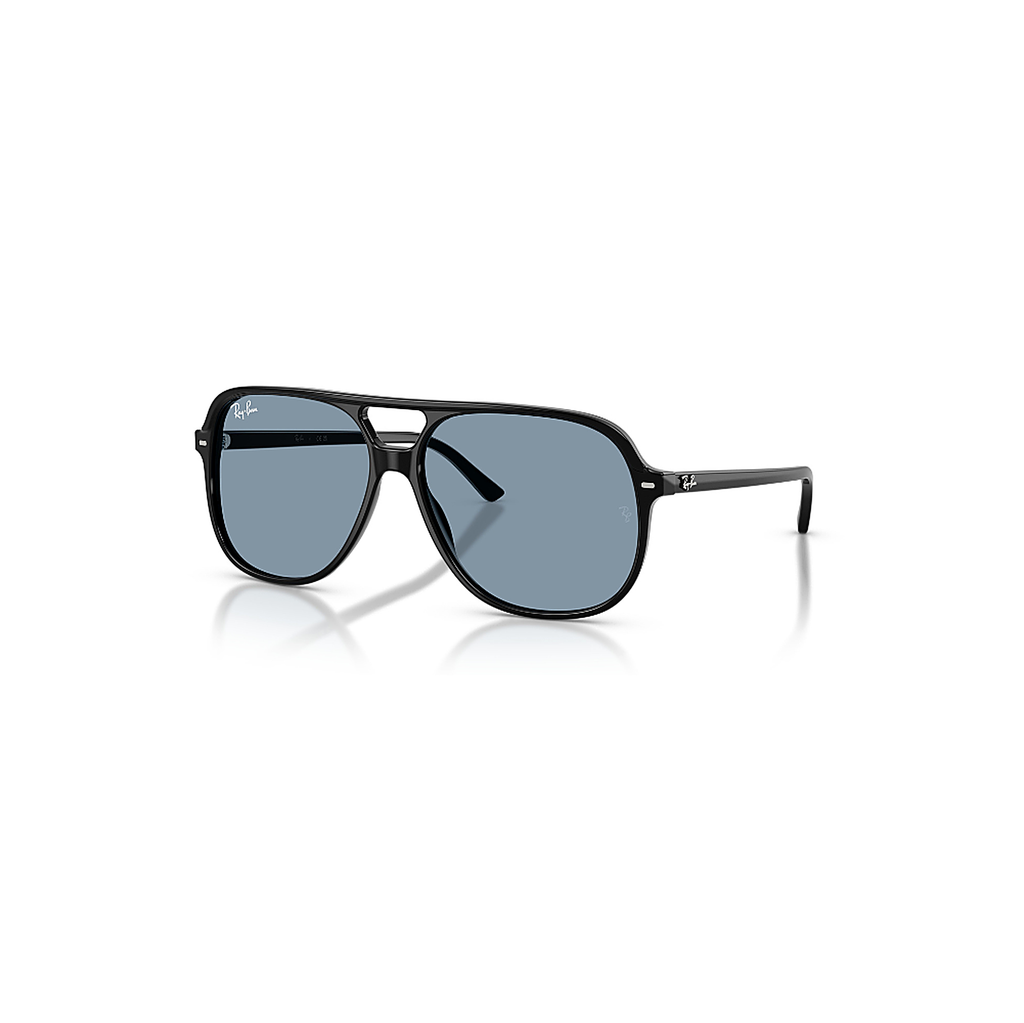 Ray-Ban Navigator Blue Sunglasses (RB 2198), angled side view
