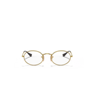 Ray-Ban Gold Oval Eyeglasses (RB 3547V), detail view