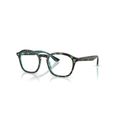 Ray-Ban Green Havana Eyeglasses (RB 5451), angled side view