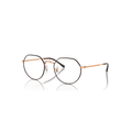 Ray-Ban Rose Gold Eyeglasses (RB 6465), angled side view