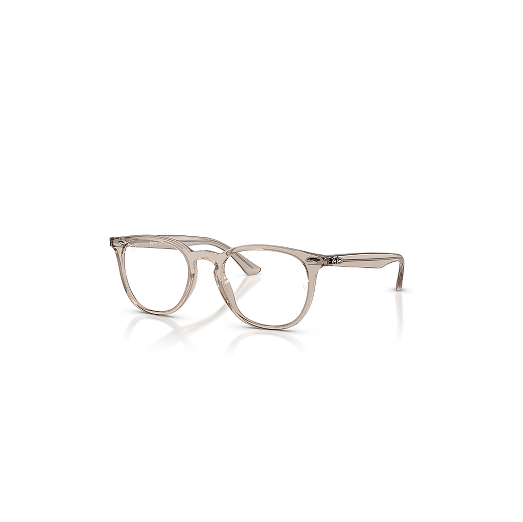 Ray-Ban Transparent Eyeglasses (RB 7159), angled side view