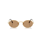 Ray-Ban Gold Sunglasses (RB3547D), front view