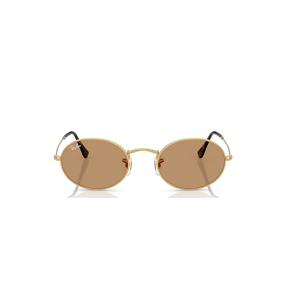 Ray-Ban Gold Sunglasses (RB3547D), front view