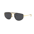 Ray-Ban Caravan Black Sunglasses (RB3668), angled side view