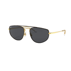 Ray-Ban Caravan Black Sunglasses (RB3668), angled side view