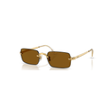 Ray-Ban Brown Sunglasses (RB3928), angled side view