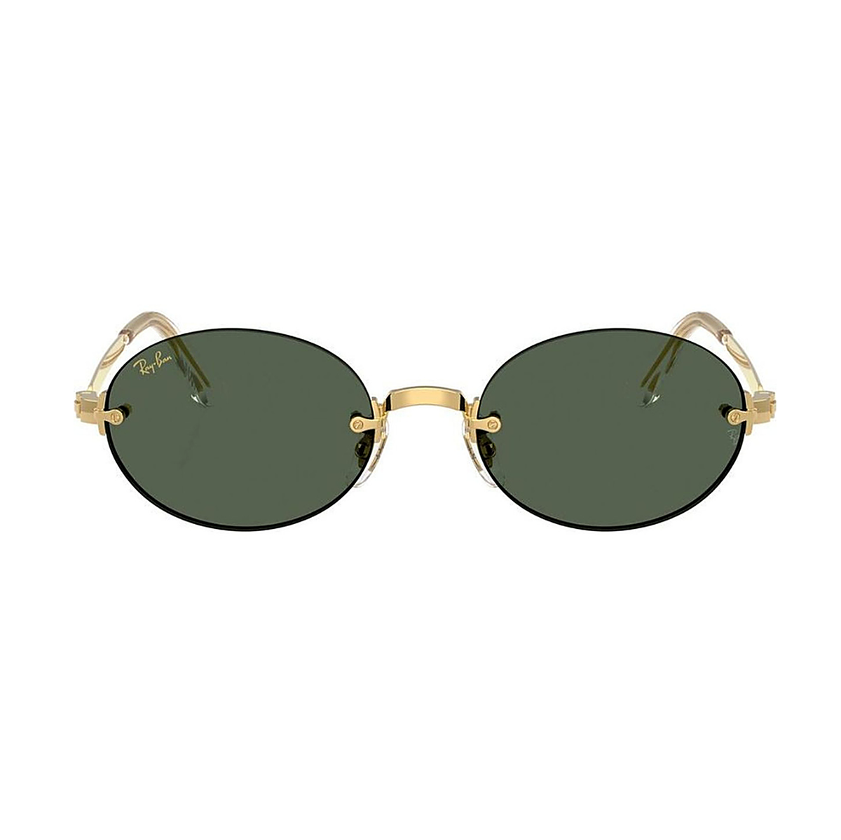 Ray-Ban Green Sunglasses (RB3929), front view