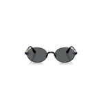 Ray-Ban Round Black Sunglasses (RB3929D), front view