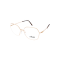 Silhouette Gold Eyeglasses (4549 75 3530), angled side view